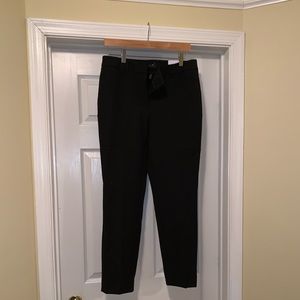 NWT WHBM Black Slim Ankle Pants 10L